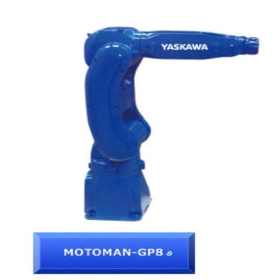 6 Axis Industrial Robot Arm Motoman GP8 المستخدمة في التعامل مع الروبوت