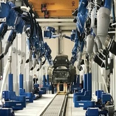 روبوت تكديس البليت 6 محاور Motoman GP50 مع مناور ذراع آلي