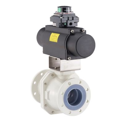 Neotecha NXR PFA صمامات كروية مبطنة بمعايير المشغلات اليدوية API 609
