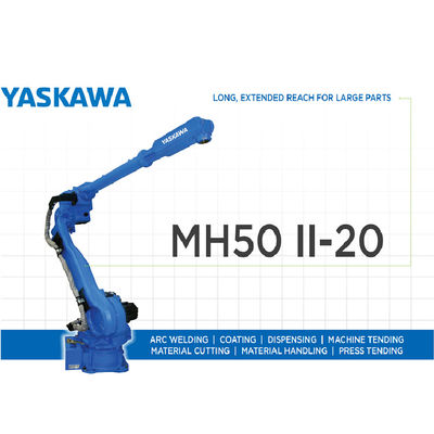 6 Aixs Robot Arm MH50II-20 مع حمولة 20 كجم 3106 مم تصل لآلات اللحام والطلاء ARC