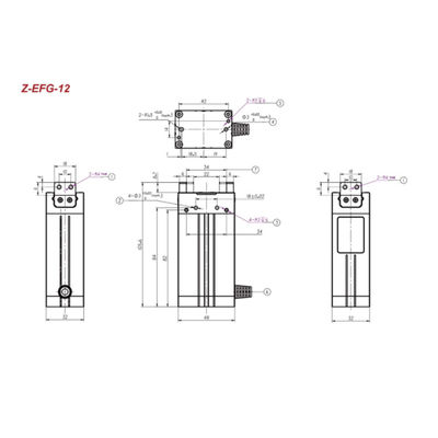 Cobot Robot Gripper Hitbot Z-EFG-12 Grip لالتقاط كروبوت تعاوني