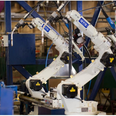 MIG Welding Robot 6 Axis OTC FD-B6 آلة لحام السيارات الروبوتية