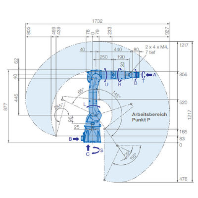 Yaskawa MOTOMAN GP7 تنافسية الأسعار روبوت منتقي الأسلحة الصناعية