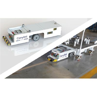 AGV Robot ذو اتجاه واحد منخفض الارتفاع AGV-QRD1600 مثل AGV منخفض الارتفاع يستخدم مع الروبوت الصناعي