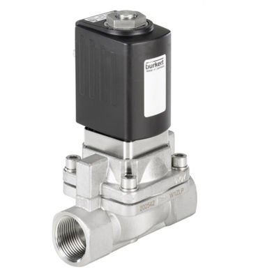 Burkert Type 5406 Piston Valve with 2/2 Way for Servo Assisted used as solenoid Valve