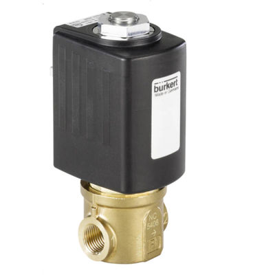 Burkert Type 5406 Piston Valve with 2/2 Way for Servo Assisted used as solenoid Valve