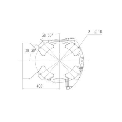 روبوت تلميع أوتوماتيكي TKB5610-50kg-2100mm ذراع آلي 6 محاور تورين روبوت
