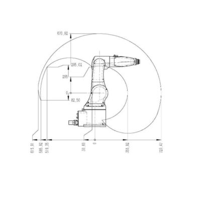 روبوت اللحام الصين TKB060-6kg-720mm للحام كمعدات لحام أخرى