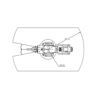 روبوت مناولة المواد TRB050-3kg-616mm الذراع الروبوتية 6 محور كإنسان آلي عالمي