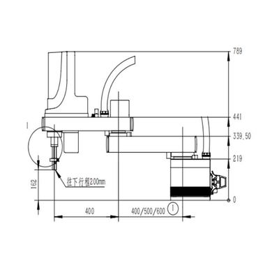 الصين روبوت STH100-10kg-800/900 / 1000mm للتجميع كروبوت تجميع