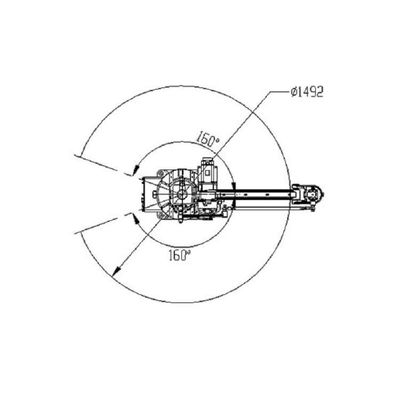 الذراع الروبوتية الصناعية 4 محور SF8-K1492 منصات نقالة التعامل مع الروبوتات الصناعية