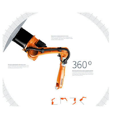 قابض روبوت صناعي Kuka مع 6 ذراع محور Kuka حمولة 16 كجم ذراع روبوت اختيار ووضع آلة