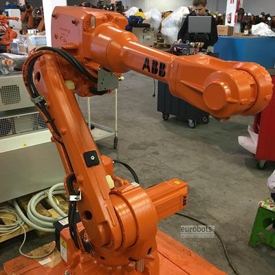 6 محور الذراع الروبوتية ABB IRB2600 من الروبوت الصناعي لتعبئة روبوت منصات نقالة وآلة التعبئة