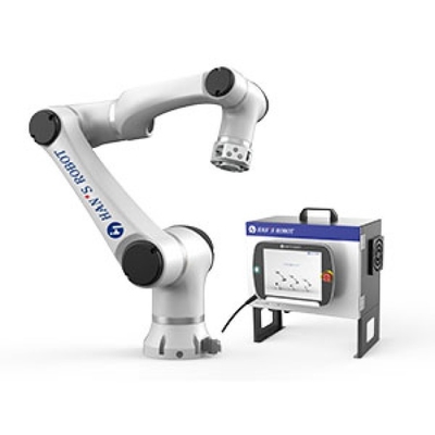 HAN'S Elfin Series E5 Cobot كآلة اختيار ووضع تعمل مع AGV Robot Payload 5kg مع 6 محاور