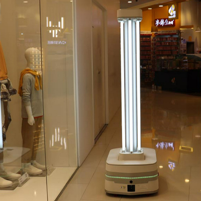 Geek + AGV Robot Uv Light Smart UV Disinfection Robot The Public Health Guardian