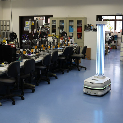Geek + AGV Robot Uv Light Smart UV Disinfection Robot The Public Health Guardian