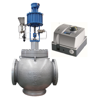صمام التحكم في التدفق الفولاذي NPS1-20 مع محدد موضع الصمام Metso Neles ND9000