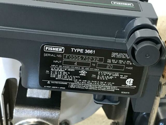 فيشر 3660 3661 صمام مثبت على المحركات 1250 1250R 3024S ومشغلات GX