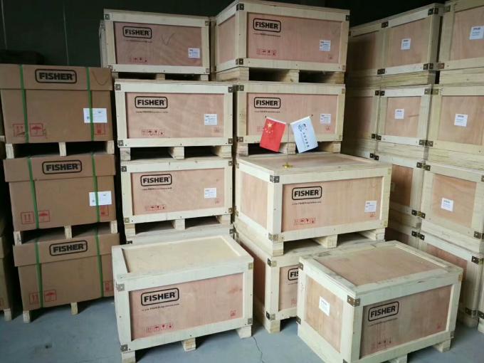 مورد جديد وأصلي لجهاز التحكم في المستوى Fisher DLC3010 والمشغل الكهربائي AUMA وصمام فراشة Keystone F990 Series 1