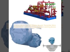 جهاز إرسال صوتي لاسلكي إيمرسون روزماونت 708، ومقياس تدفق كوريوليس ميكرو موشن F025S، وأجهزة تبديل الصمامات